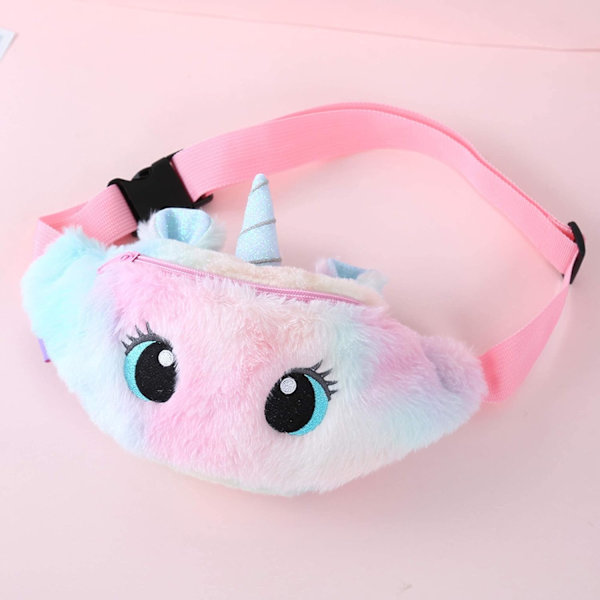 Sateenkaari-yksisarvinen Pehmeä Vyölaukku, söpö Bum Bag DXGHC