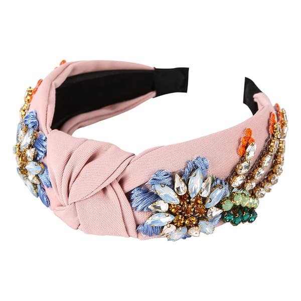 Rosa, Rhinestone Krystall Hodebånd For Kvinner Håndlaget Smykker Jenter