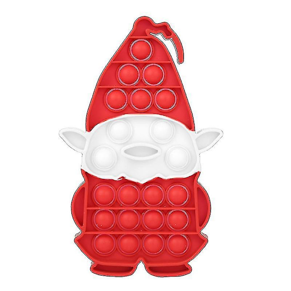 Santa Claus Shape Push Bubble Gadgets Sensoriska leksaker Särskilt DXGHC