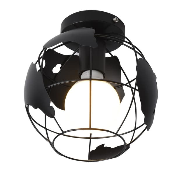 Bordlampe lavet af moderne sort jernwire - Bur-stil DXGHC