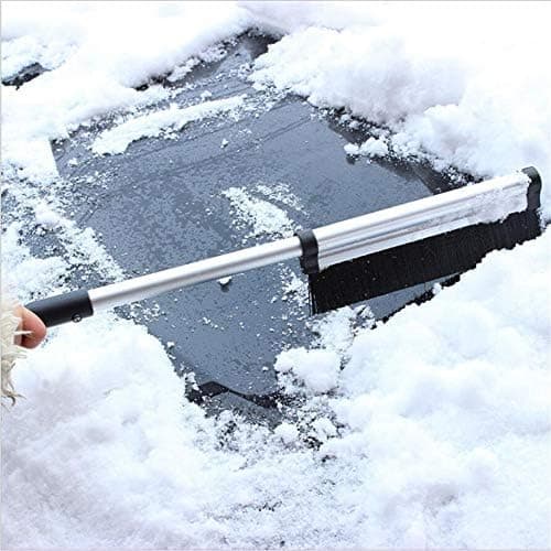 Snöborste, Snöskyffel Teleskopisk Snöröjning Halksäker Squeegee