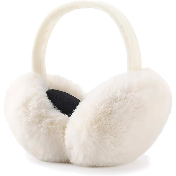 Winter Earmuffs Faux Fur Warm Foldable Earmuffs for Women Girl