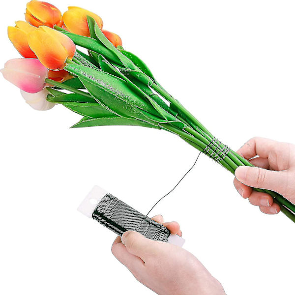 Florists Wire Flexibel Paddle Wire för pysselhantverk, jul DXGHC