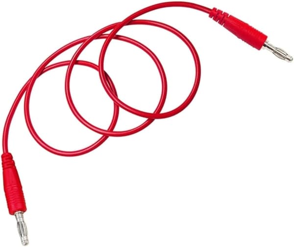 2 stk 4mm Bananeplugg til Bananeplugg Multimeter Elektronisk Test DXGHC