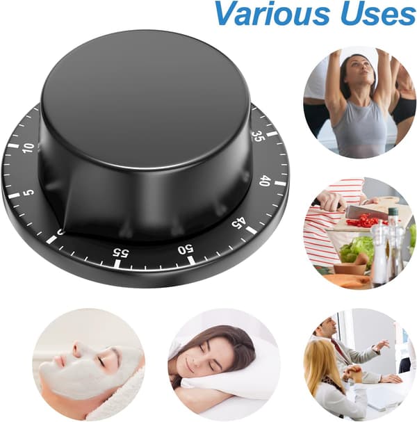 Mekanisk Køkken Timer, Magnetisk Timer, Vandafvisende
