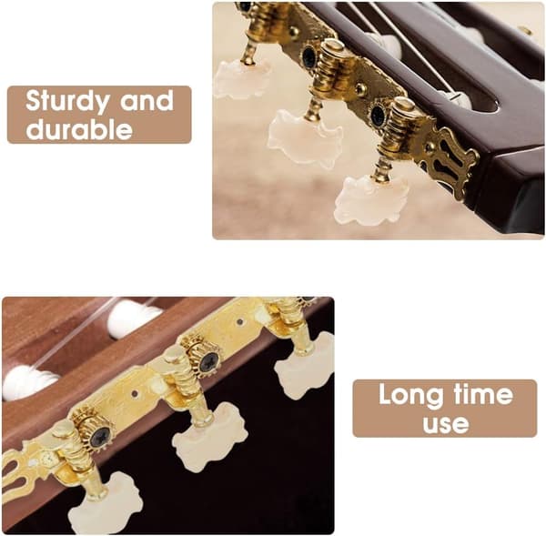 3+3 Klassiske Guitar Stemmeskruer Mekaniske Stemmeapparater, Udskiftning P
