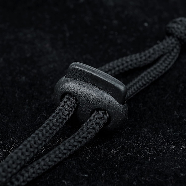 Snordstopp, 2 hull, 20 x 18 mm, hull 4 x 4 mm, Ideell for Ø 3 mm