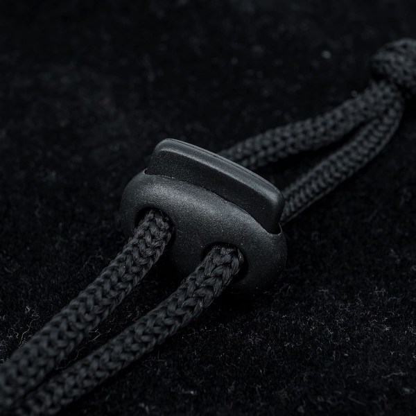 Snörstopp, 2 Hål, 20 x 18 mm, Hål 4 x 4 mm, Perfekt för Ø 3 mm