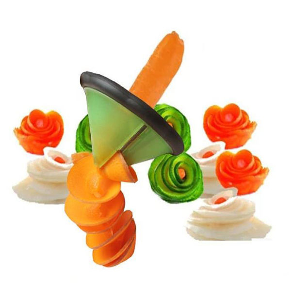 Spiralformad Trattblomsklippare, Grönsakslockare, Melon och Frukt