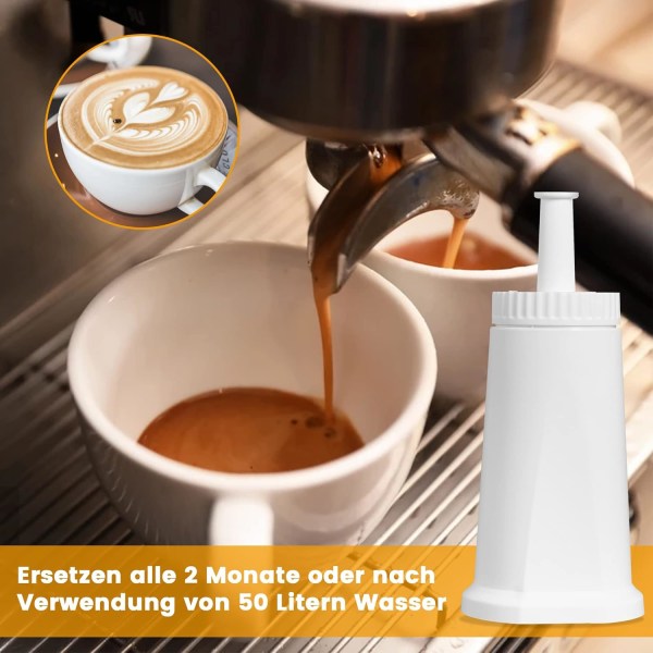 2 Pak Vandfilter til Kaffe Maskine, Sage Barista Express Filter