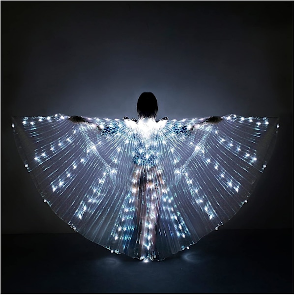 LED-lampor för magedans Isis-vingar - Bellydance Glow Angel dans W