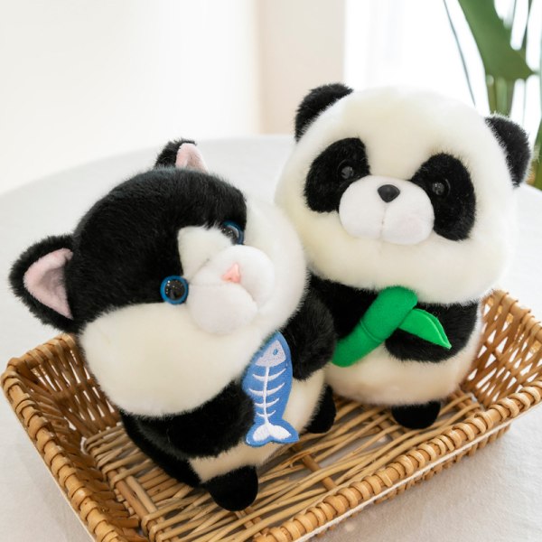 Plush 8 Tommer Squishy Fyldt Legetøjsdyr (Panda)