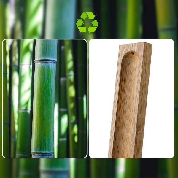 2 stycken naturliga bambu rökelsepinnehållare Hem Incent Burn DXGHC