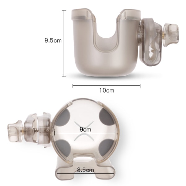 Barnevogn koppholder, med mobiltelefonholder, sykkelkopp