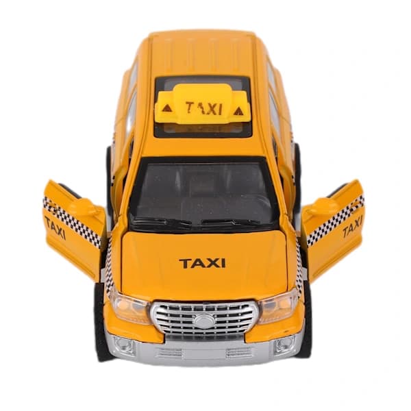 32 Legering Taxi Legetøjsbil med Lyd Lys Træk Tilbage Simulationsmodel Børnegave