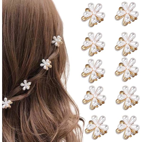 Små Hårclips, 10-pack Mini Hårstiltillbehör Slic
