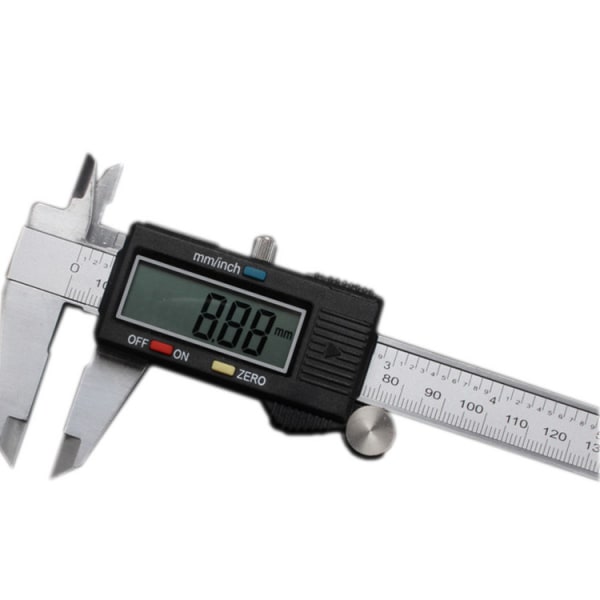 Digitaalinen mittakaula 150mm Ruostumaton Teräs Suuri LCD-näyttö A