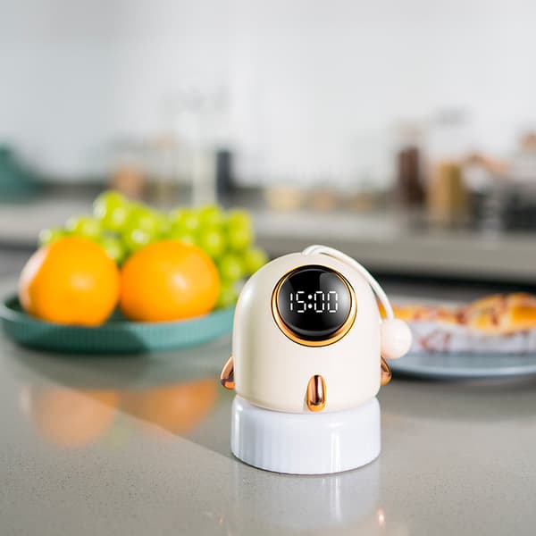 Beige natlampe til natfodring LED håndløftlampe Lys
