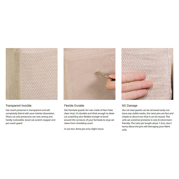 2-pack Kattklösticker Möbelskyddssats Soffa Anti-