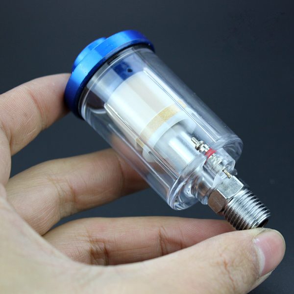 1/4\" Mini Kompressor Luftfilter Separator, Pneumatisk Malersprøjte Fi
