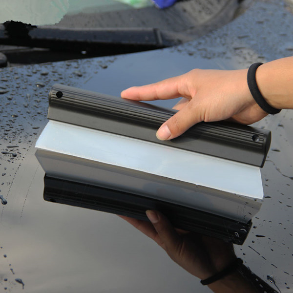 Silikon Squeegee Torkare för Bil Spegel Fönsterrengöring (