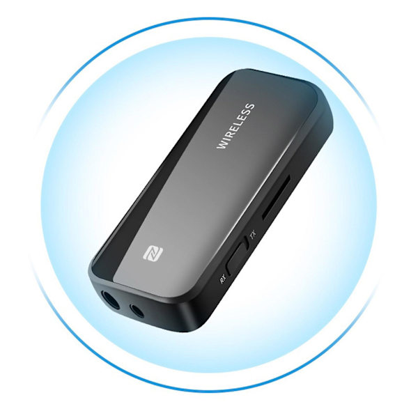 Bluetooth-kompatibel 5.0 lydtransmittermottaker 3.5 Aux bil H