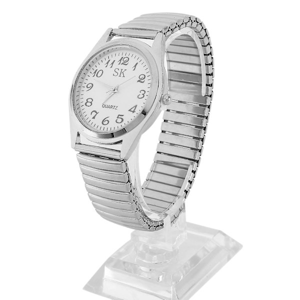 2x Big Numbers Stretchy Steel Herr Dam Watch 1,4 DXGHC