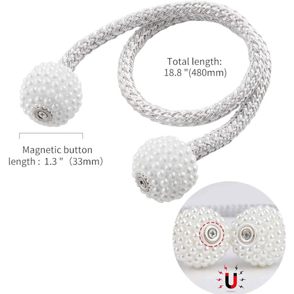 4 kpl Verhotarrat, Magneettiset Verhotarrat, Magneettiset Verhot