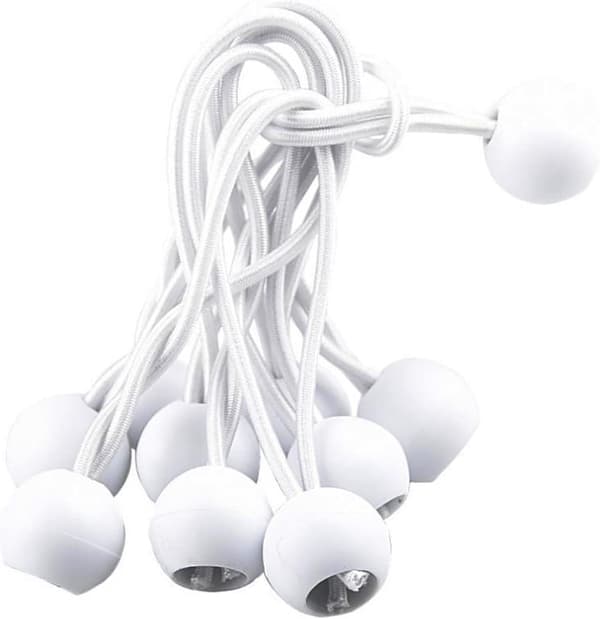 Paket med 75 st Bungee-snören med Bungee-bollar Gummiband
