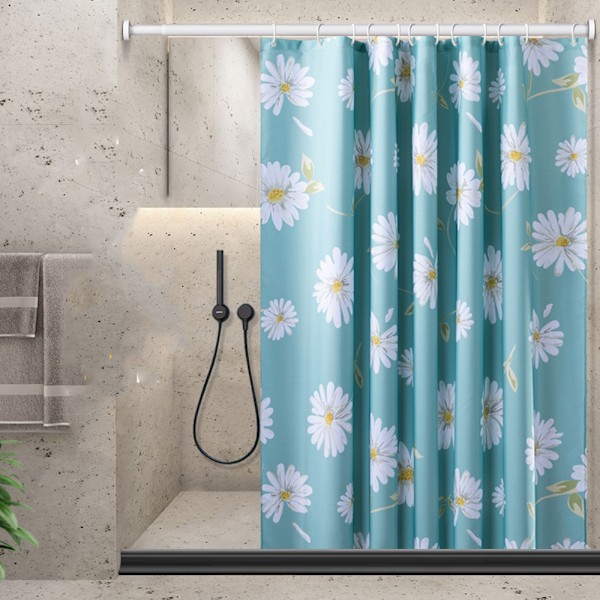 Dusjforheng 240x200, tekstil baderomforheng i polyester