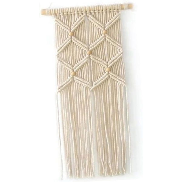 100% Naturlig Bomullsmakramé Snöre, 5mm x 100 Yards Makramé Snören Färgad Bomullsmakramé Rep Hantverkssnöre för DIY-Hantverk Stickning