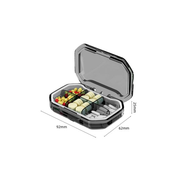 Portable Pill Box 7 Day Distribution Large Capacity Portable P