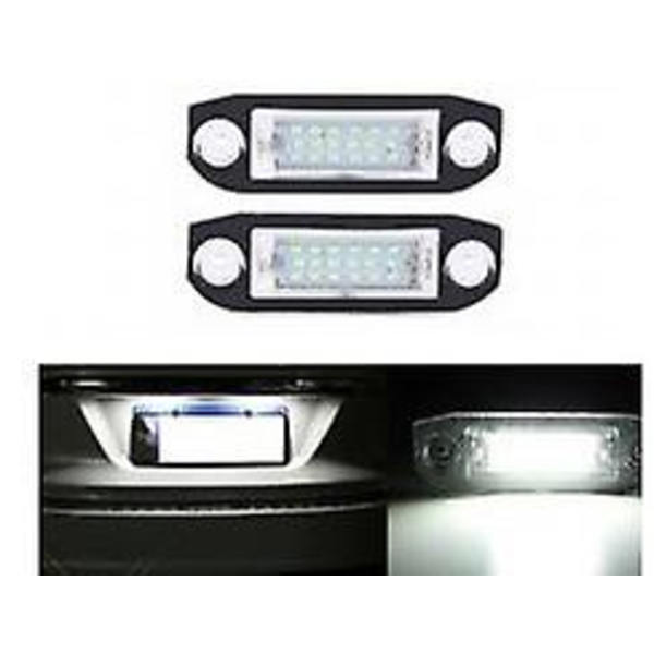 1 par LED Nummerpladelys til Volvo C70 S40 S60 S80 V50 V60 V7