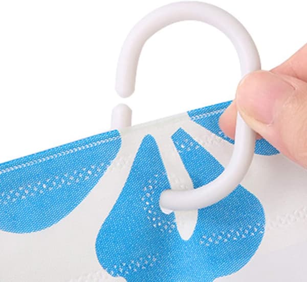 Plastdusjgardinringer Baderom Dusj Spenne Klips Glide Vind