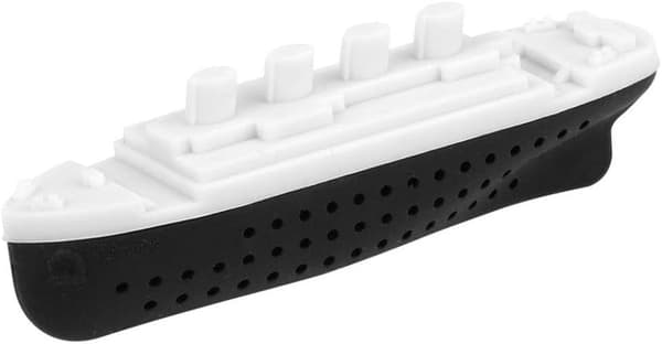 Tomme poser Silikon Te Teutstyr Titanic Formet Teinfuser Sil