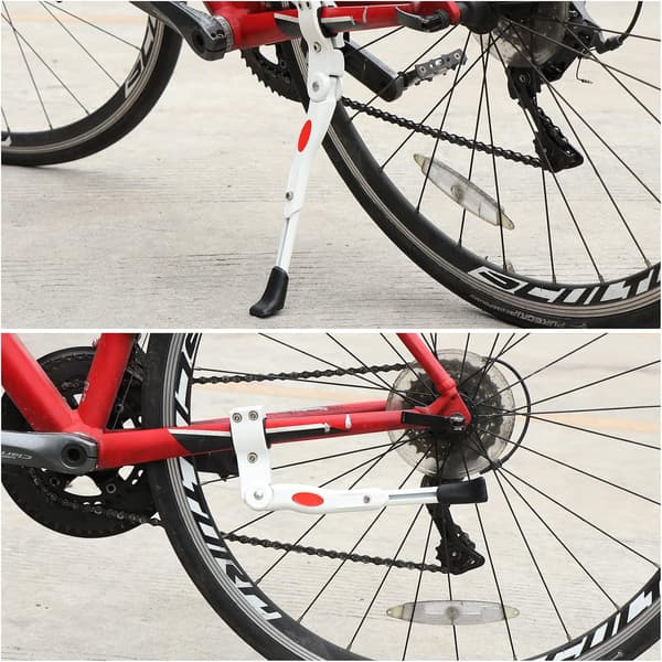 Cykelstöd, Sidomonterat, Höjdjusterbart med Halksäker Gummi