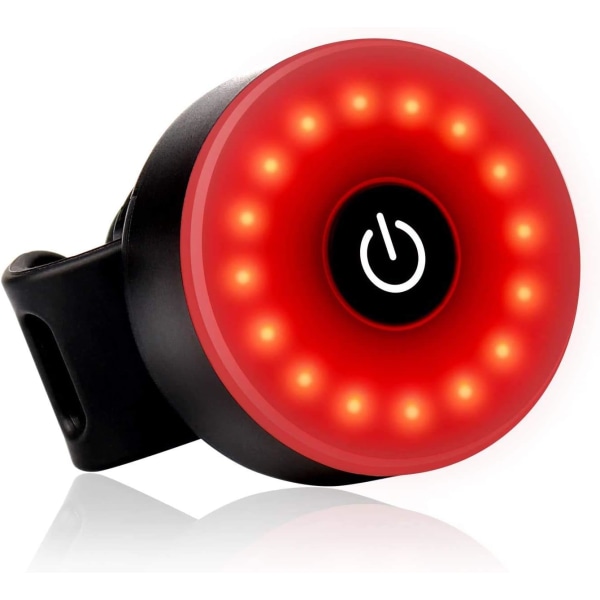Blinkande LED-cykelljus bakljus Kraftfullt rött ljus 5 belysning M