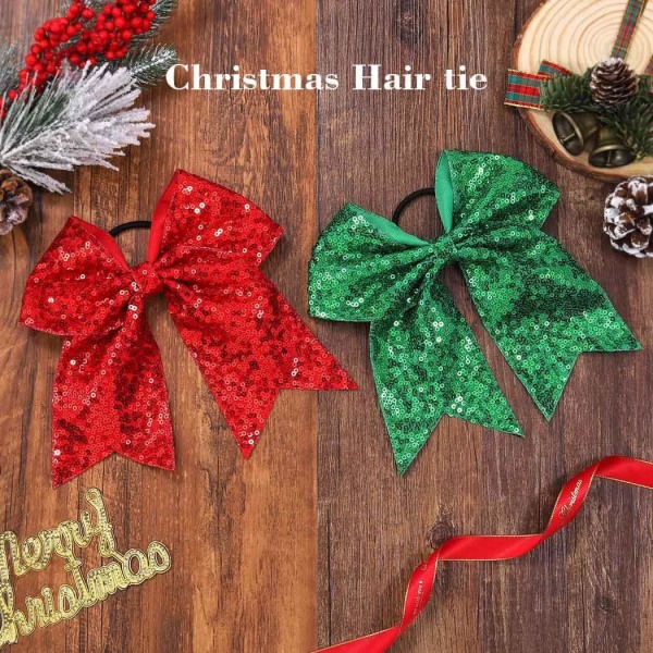 Jule-Scrunchie Elastisk Hårstrikk Hestehår Access DXGHC