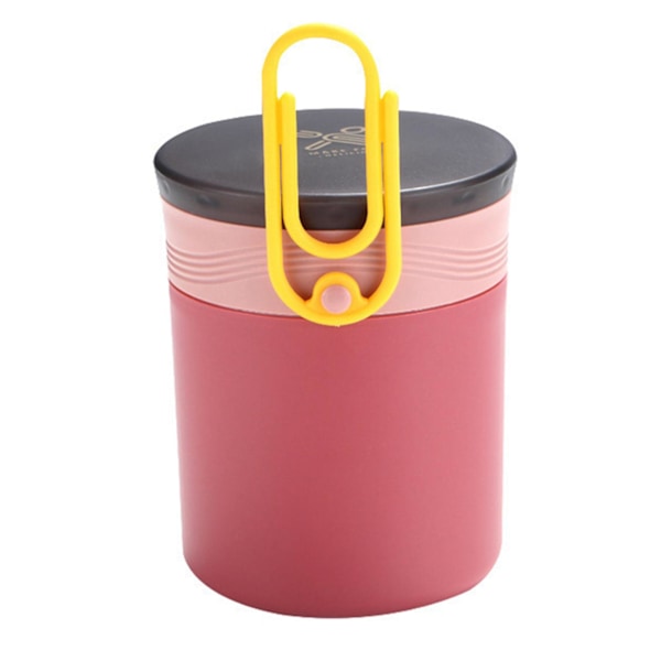 Röd 450ml 304 Rostfritt Stål Bärbar Termosmugg DXGHC