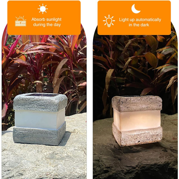 1 Pack Solcellsbelysning för Utomhus - Solenergidriven Landskapsbelysning