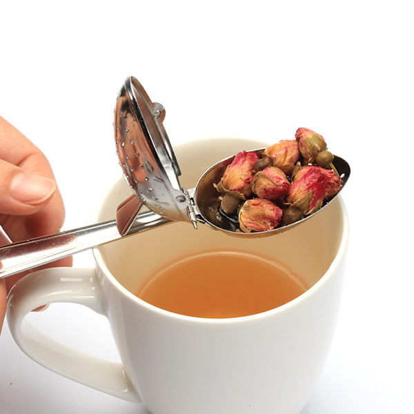 5 stk. rustfritt stål te-infuser, 14 x 3,7 x 3 cm