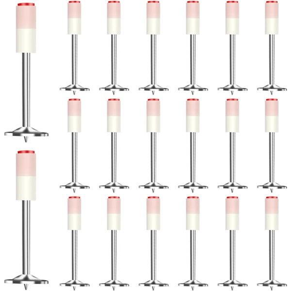 20 stk Runde Stålspiker 7,3 mm, Mini Runde Spiker for Stål DXGHC