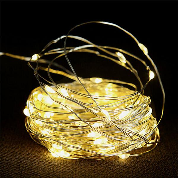 2,7m Julkrans + 30LED Ljus Dörr Jul Rattan Tall Fi