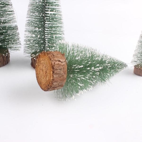 2 kpl Joulu Mini Joulukuusi Työpöydän Koriste DIY Mänty Neula