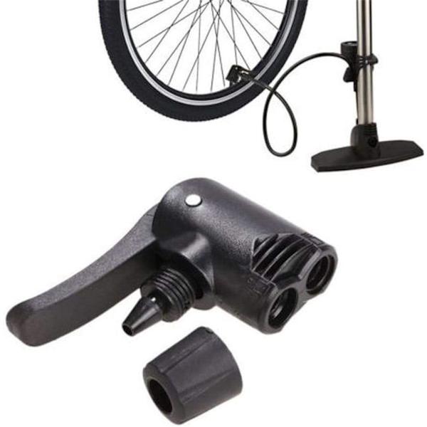 2 stk Dobbelt Hoved Luftpumpe Ventil Adapter, Universal Cykel