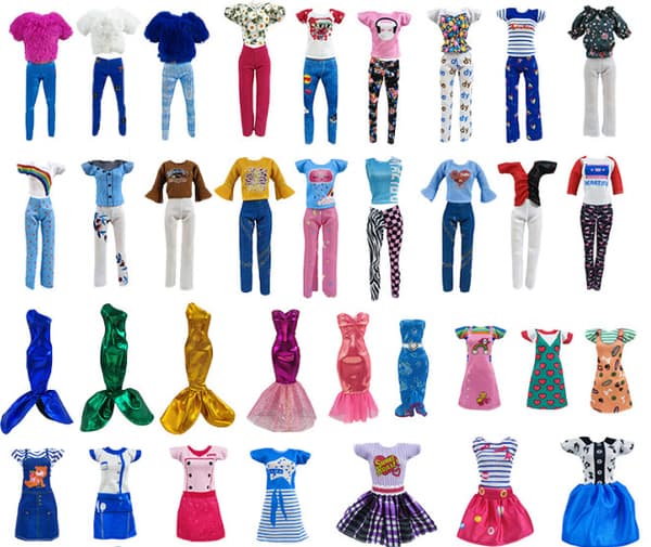 27 stycken 30 cm Barbie dockkläder Flickdockor Prinsessdocka