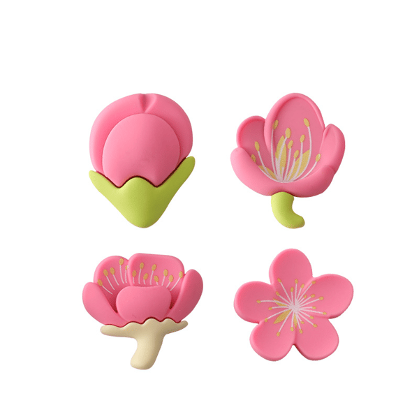 （Rosa）4 stycken Love-magneter Kylskåpsmagnet Söt Kylskåpsmagnet Set