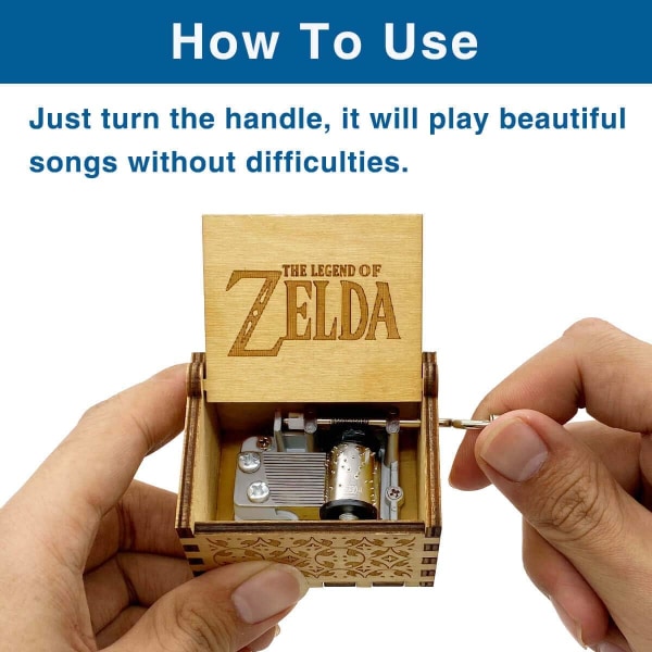 The Legend of Zelda Musikask, Trä, Handvev, Antik Design