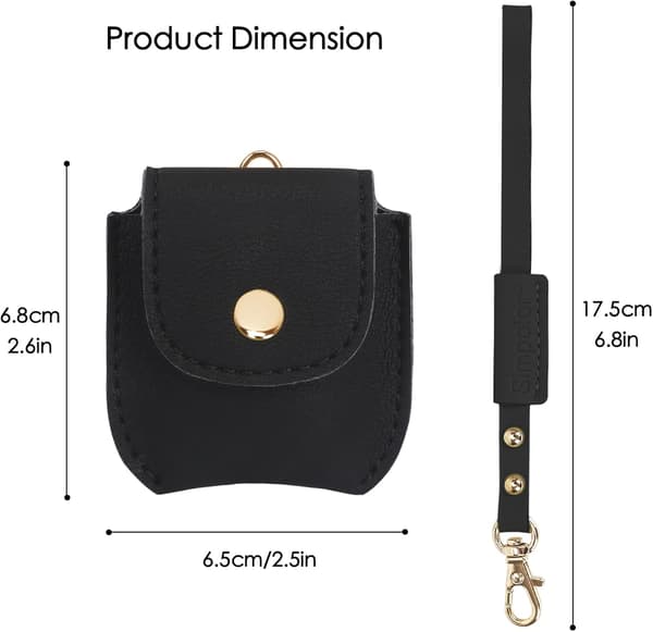 Designet til Airpods etui (3. generation), Premium PU Læder Ai