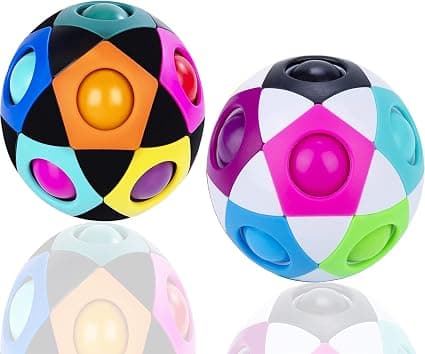 Regnbågsmagiska bollar - Magiska bollar för vuxna och barn (2-pack)